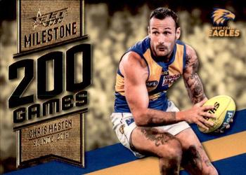 2020 Select Footy Stars Prestige - AFL Milestone Games #MG81 Chris Masten Front